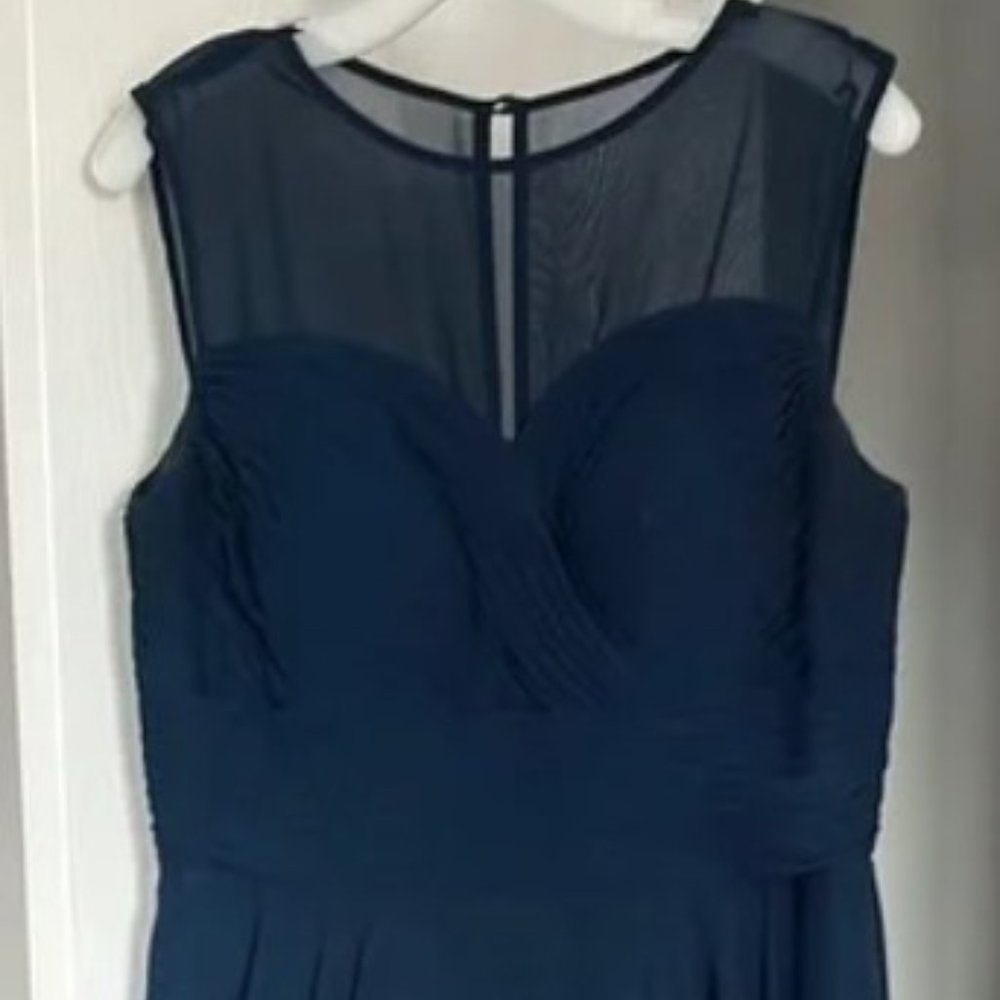 Azazie Scarlett Royal Blue Dress Size 14 NWT